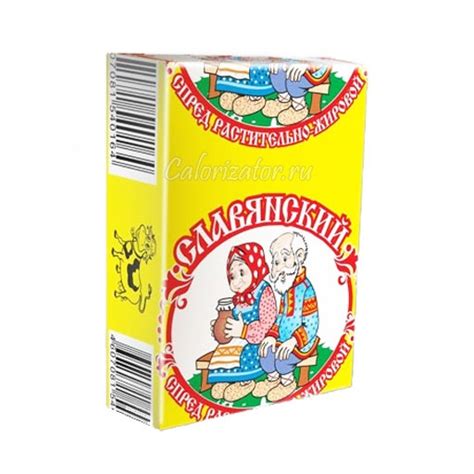 Маргарин Славянский - калорийность, полезные свойства, польза и вред ...