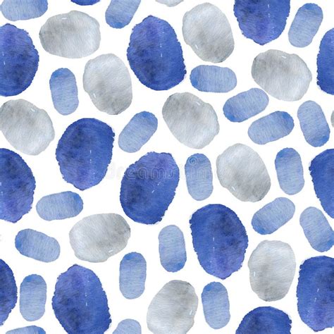 Watercolor Simple Abstract Blobs Pattern Abstract Background Hand