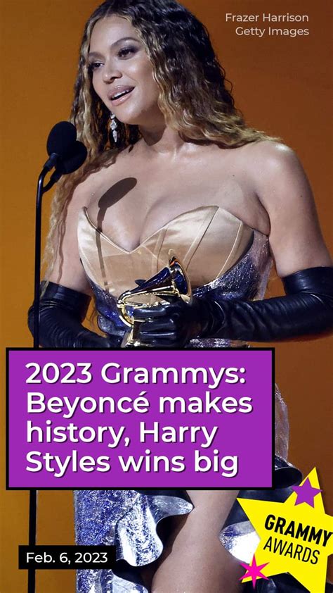 2023 Grammys Beyoncé makes history Harry Styles wins big