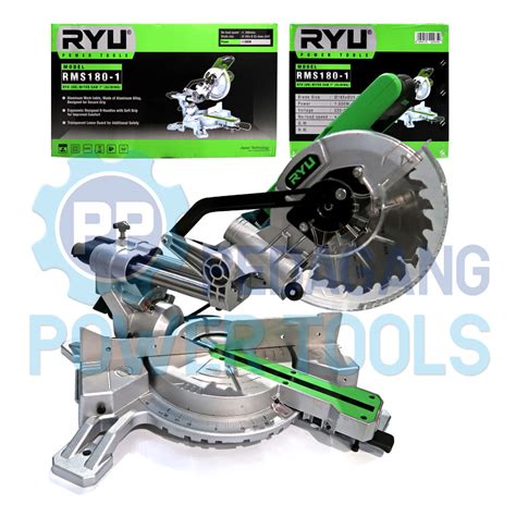 Ryu Rms Miter Saw Sliding Mesin Potong Aluminium Gergaji Kayu