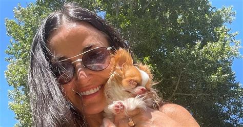 Demi Moore Ageing Backwards As She Bounces On Trampoline In Microscopic Bikini Daily Star