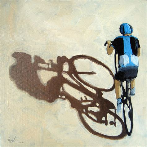 Single Focus Bicycle Art Painting By Linda Apple Fine Art America