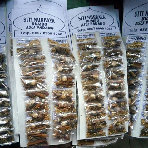 Jual Bumbu Rendang Bumbu Rempah Rendang Bumbu Kering Bumbu