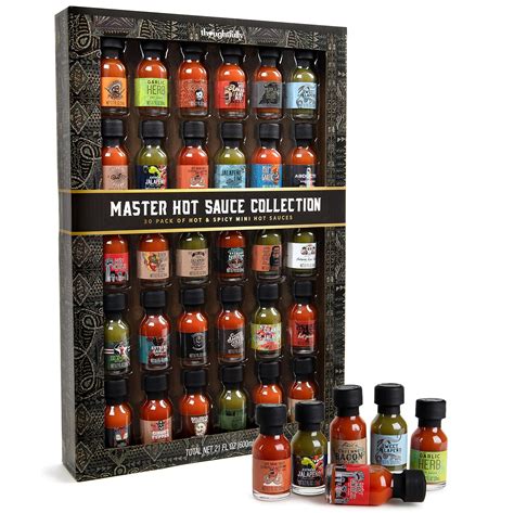 Amazon Thoughtfully Gourmet Master Hot Sauce Collection Sampler