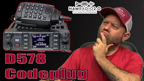 Episode 289 Anytone At D578 Dmr Radio Codeplug Programming