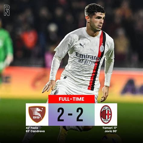 «Салернитана» — «Милан» 2-2 (Серия А, 17 тур) | MilanAC