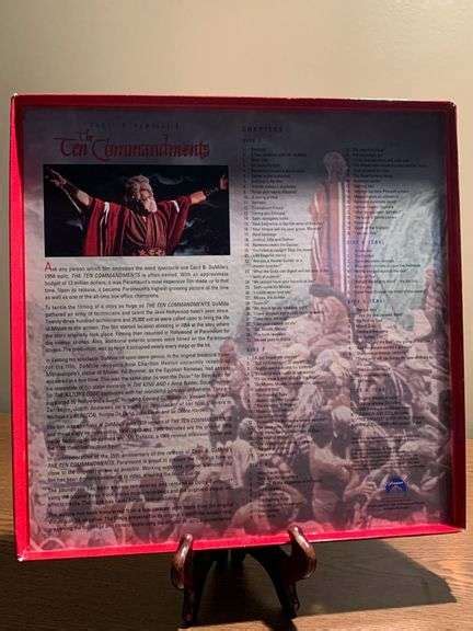 Th Anniversary Collectors Edition The Ten Commandments Laser Disc