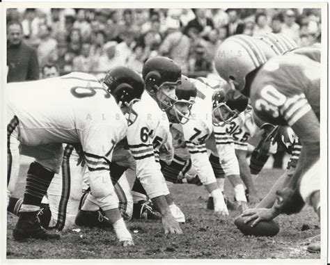 Item Detail Bill George As A Down Lineman Bears Original Photo