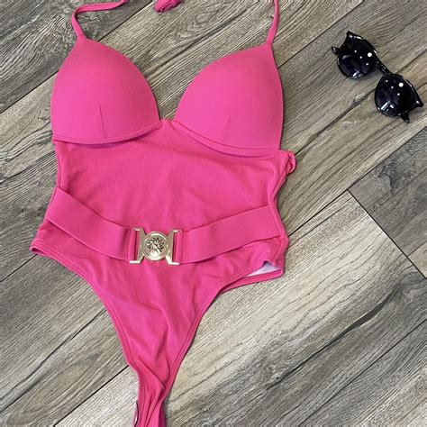 Amazing Shein Hot Pink Swimsuit Brand New Depop