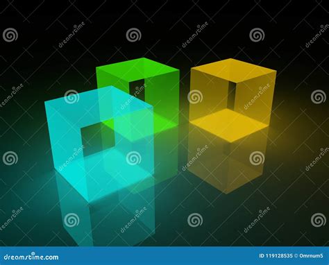 Glass Boxes Stock Image 45748429