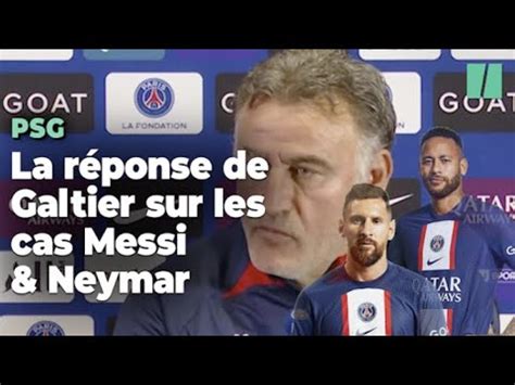 Galtier évasif sur la sanction de Messi mais condamne la manifestation