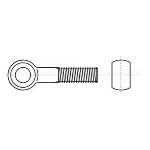 Buy DIN 444 B 4,6 zinc folding Bolt online | Best price in Dinmark