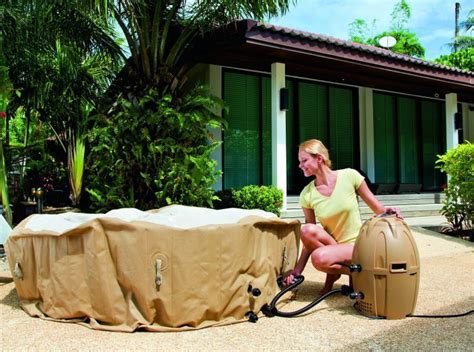 Lay Z Spa Palm Springs Inflatable Hot Tub Inflatable Hot Tubs