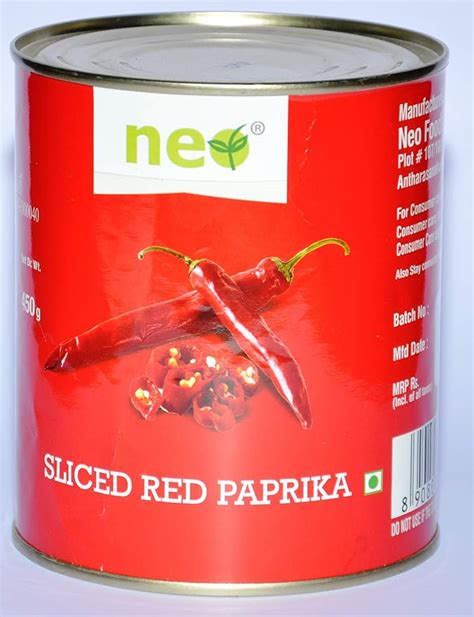 Neo Foods Sliced Red Paprika G Amazon In Grocery Gourmet Foods