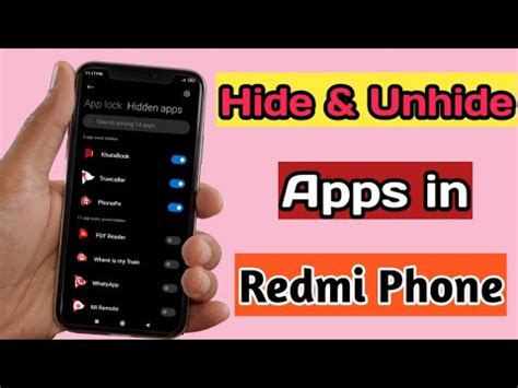 How To Hide Apps In Redmi Phone Hide And Unhide Apps In Redmi Mi