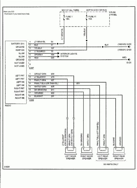 1998 Ford F150 Stereo Wiring Diagram