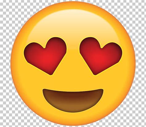 Emoji Heart Eye Smiley Emoticon PNG - apple color emoji, computer icons ...