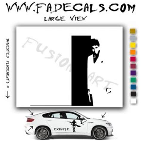 Scarface Silhouette Al Pacino Movie Logo (Decal Sticker)