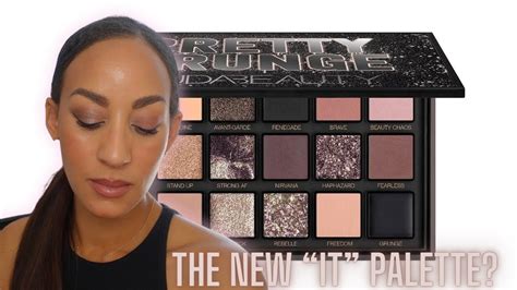 Huda Beauty Pretty Grunge Palette 🖤 Youtube