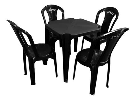 Kit Mesa Monobloco Jr Cadeiras Bistro Jesus Solplast Frete Gr Tis