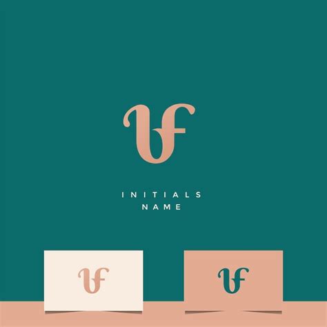 Premium Vector Initial Tf Monogram Logo Design
