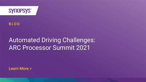 Top 5 Challenges to Achieve High-Level Automated Driving | Synopsys Blog