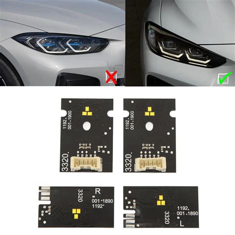 Car Csl Yellow Drl Led Modules Control Board Set For Bmw M G M G