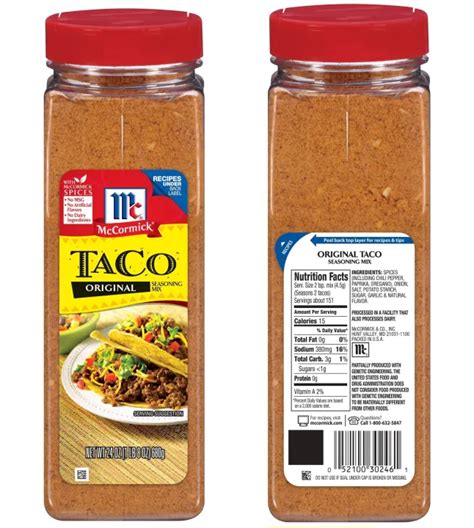 Mccormick Taco Seasoning Mix Original Oz Lazada Ph