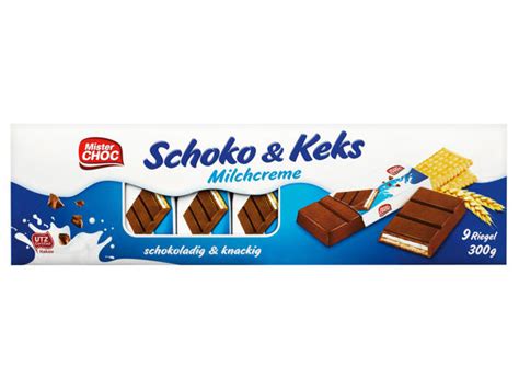 MISTER CHOC Schoko Keks Riegel Lidl Österreich Archiv Werbeangebote