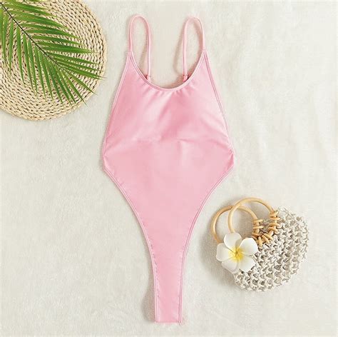 Sexy Thongs Swimsuit Women Sexy One Piece Monokini Bathing Etsy Uk