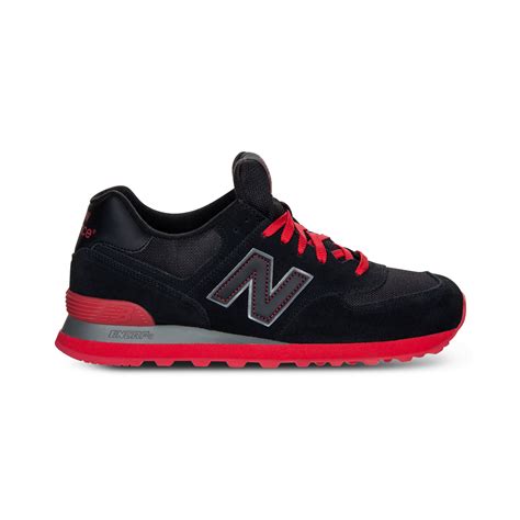 New Balance 574 Red Black