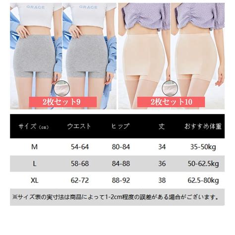 【楽天市場】yラインカバー ペチパンツ インナー 2枚セット ショート パンツ レディース ペチコート Yラインカバー 冷感 薄手 涼しい