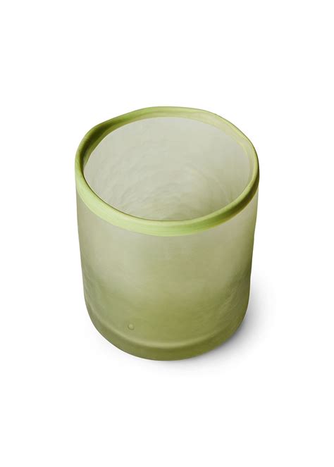 Hkliving Glass Tea Light Holder Kerzenhalter Olive