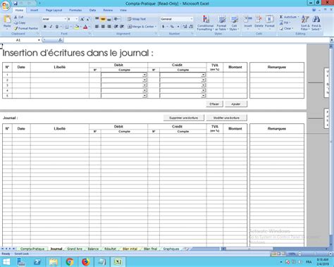 Bilan Sous Forme Dune Application Sur Excel La Compta Pro Images