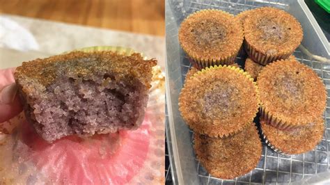 Ube Mochi Pancake Mix As Cupcakes R Traderjoes