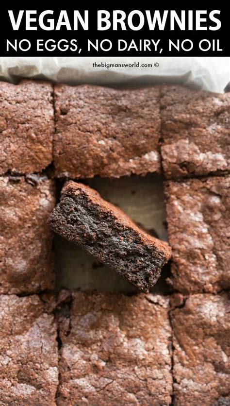 Fudgy Vegan Brownies Award Winning The Big Mans World ® Recipe