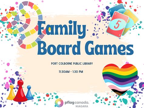 Community Connect | Pflag Niagara Family Board Games