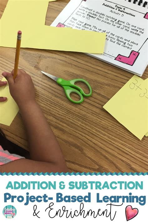 Math Enrichment And Project Based Learning Task Cards For Adding And Subtracting Project Based