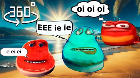 Oi Oi Oi Red Larva Vs E E Ei I M On Vacation Meme Vs Ie Ie Ie 360 VR