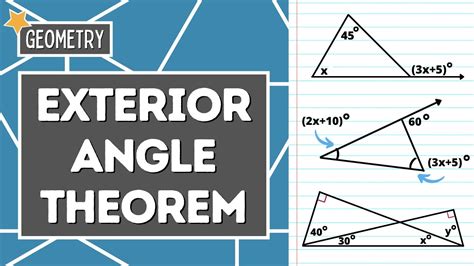 Exterior Angle Of A Triangle Lesson Plan