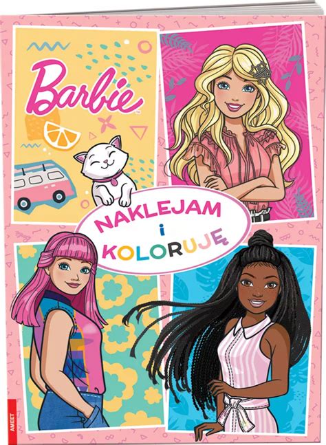 Barbie Naklejam I Koloruj Praca Zbiorowa