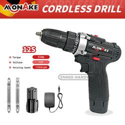 Promo Mesin Bor Listrik Tanpa Kabel Baterai Impact Drill Cordless V