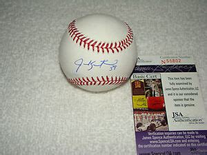 Jarrod Saltalamacchia Signed OML Baseball JSA #N59802 Detroit Tigers ...