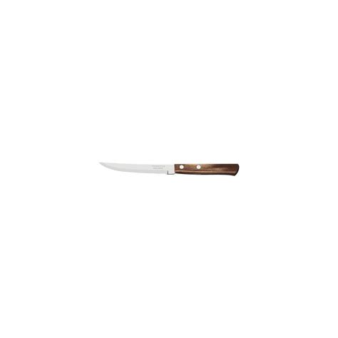 Tramontina Polywood 5 Steak Knife Serrated Narrow Brown