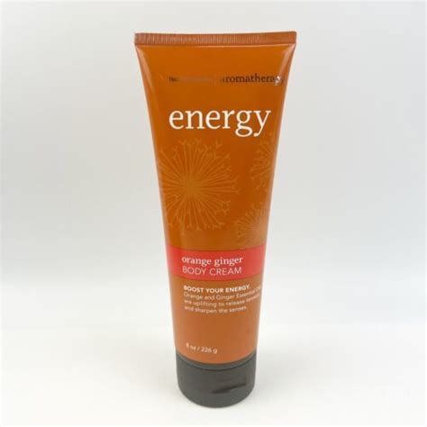 Bath And Body Works Aromatherapy Energy Orange Ginger Body Cream Lotion 8