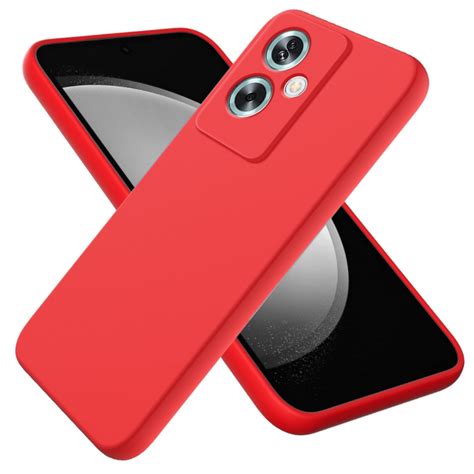 Capa Oppo A79 5G Silky Vermelho Capas de Telemóveis Milhares de