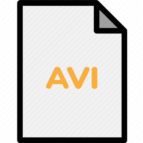 Avi Extension File File Format File Formats Format Type Icon