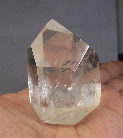 Quartz Crystal Paperweight Large Clear Quartz By Coyoterainbow