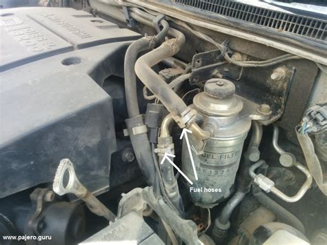 How To Replace Pajero Fuel Filter Diesel Step By Step Guide Pajeroguru