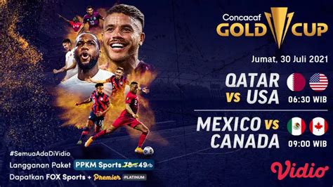 Jadwal Dan Link Live Streaming Semifinal Piala Emas Concacaf Di